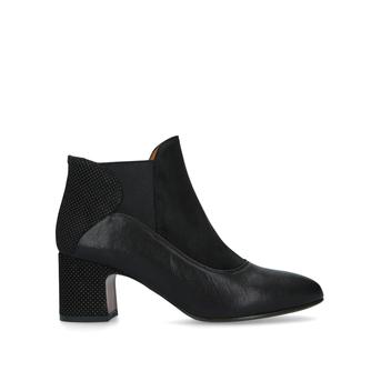 Nino Black Block Heel Ankle Boot from Chie Mihara