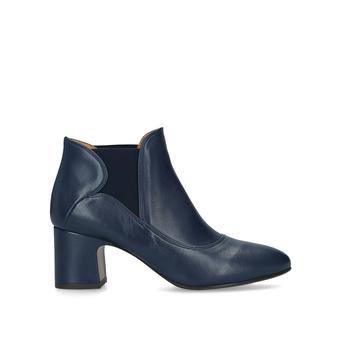 Nino Navy Block Heel Ankle Boots from Chie Mihara