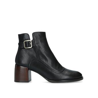 Or-omayo35 Black Block Heel Ankle Boot from Chie Mihara