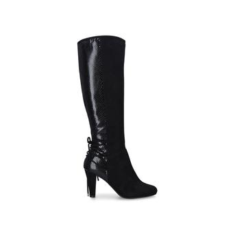 Tori Black Block Heel Knee High Boots from Carvela Comfort