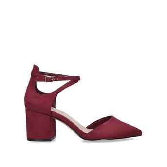 Brookshear Dark Red Block Heel Court Shoes from Aldo