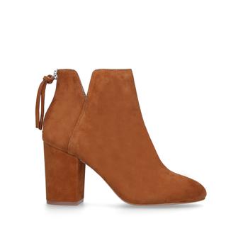 Dominicaa Tan Block Heel Ankle Boots from Aldo