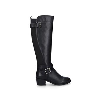 Elvaralith Black High Leg Buckle Boots from Aldo