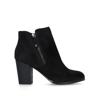 Naedia Black Block Heel Ankle Boots from Aldo