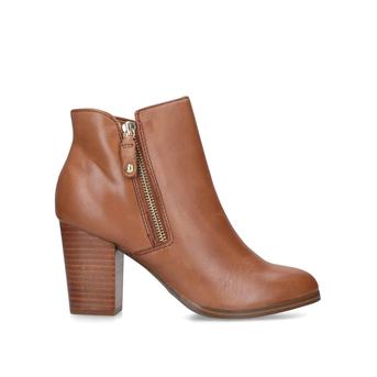 Naedia Tan Block Heel Ankle Boots from Aldo