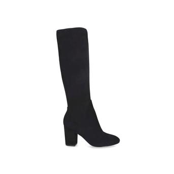 Praevia Black Block Heel Knee High Boots from Aldo