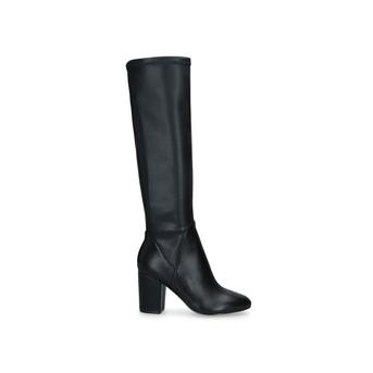 Praevia Black Block Heel Knee High Boots from Aldo