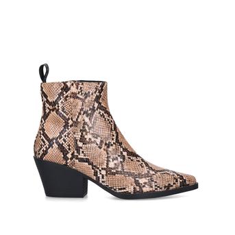 Temmy Snake Print Western Boot from KG Kurt Geiger