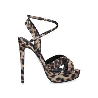 Sammy Leopard Print Platform Heel Sandals from KG Kurt Geiger