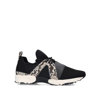 Lament Black Snake Print Trainers from Carvela