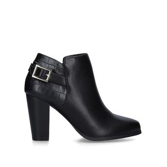 Shoot Black Block Heel Ankle Boots from Carvela
