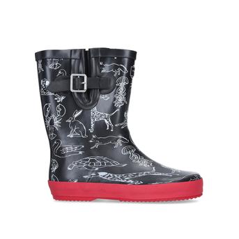 Animal Rainboot Kids Animal Print Wellington Boots  Ages 8-13 from Kurt Geiger London