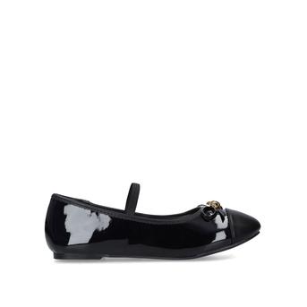 Mini Esme Black Patent Pump  Ages 8-13 from Kurt Geiger London