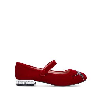 Fauna Mary Janes Red Dalmatian Ballerina Ages 8-13 from Kurt Geiger London