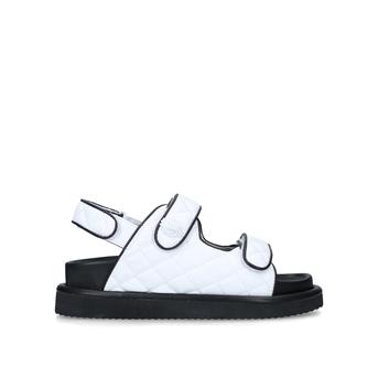 Orson White Quilted Chunky Sandals from Kurt Geiger London