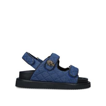 Orson Denim Quilted Chunky Sandals from Kurt Geiger London