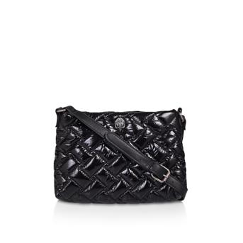 Puffer Cross Body Black Quilted Cross Body Bag from Kurt Geiger London