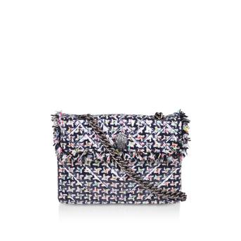 Tweed Kensington Multi-Coloured Tweed Shoulder Bag from Kurt Geiger London