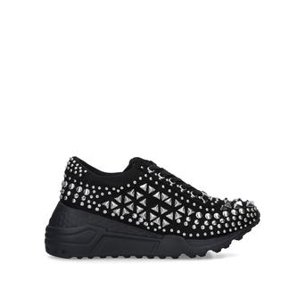 Carissa Black Embellished Chunky Trainers from Steve Madden