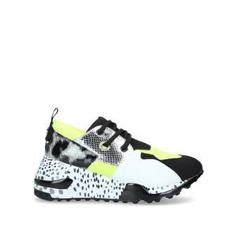Cliff Black And Green Chunky Trainers from Steve Madden