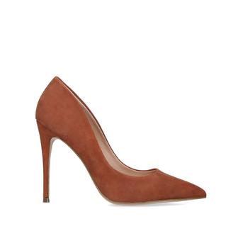 Daisie Brown Suede Stiletto Heel Court Shoes from Steve Madden