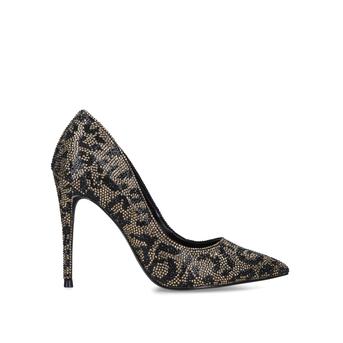Daisie-r Brown Embellished Leopard Print Court Heels from Steve Madden