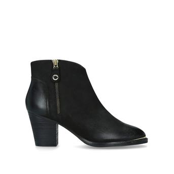 Francy Black Block Heel Ankle Boots from Steve Madden