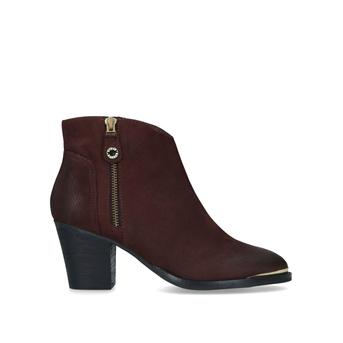 Francy Wine Block Heel Ankle Boots from Steve Madden