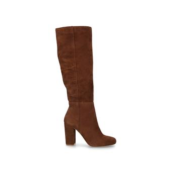 Persist Brown Block Heel High Leg Boots from Steve Madden