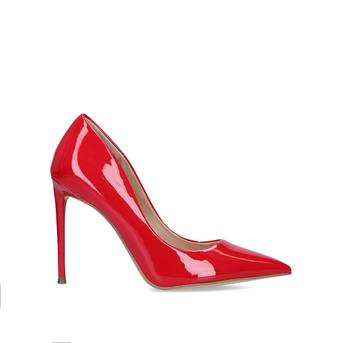 Vala Red Stiletto Heel Court Shoes from Steve Madden