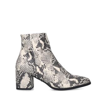 Tafni Snake Print Ankle Boots from KG Kurt Geiger