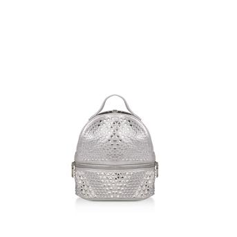 Bswanky Silver Embellished Backpack from Steve Madden