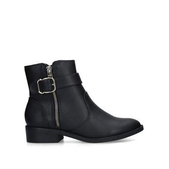 Coax Black Ankle Boot With Buckle Detail from Nine West