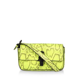 Bhaute Yellow Snake Print Shoulder Bag from Steve Madden