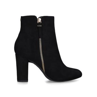 Courtney Black Block Heel Ankle Boots from Nine West