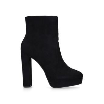 Glow Black Platform Block Heel Ankle Boots from Carvela