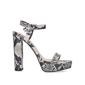 Greed Sandal With An Ankle Strap And A Block Heel from Carvela