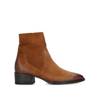 Dory Brown Suede Western Style Ankle Boots from Paul Green