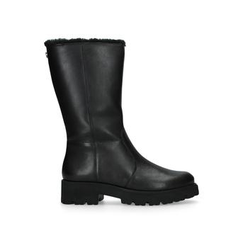 Holly Black Calf Boots from Steve Madden