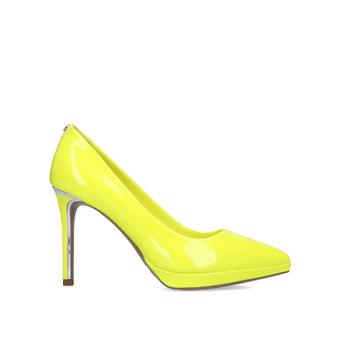 Lexi Yellow Platform Stiletto Heel Court Shoes from DKNY