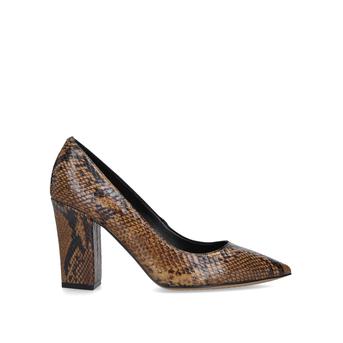 Candera Snake Print Block Heeled Court Shoe from Vince Camuto