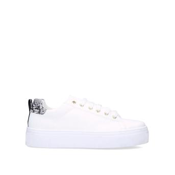 Locky White And Snake Print Chunky Trainers from KG Kurt Geiger