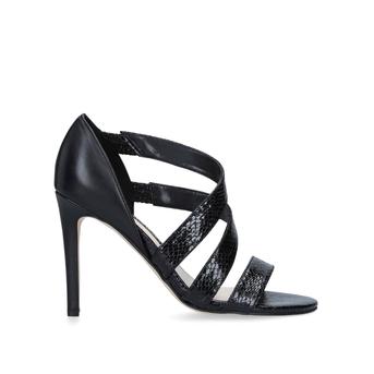 Idella3 Black Strappy Heeled Sandals from Nine West