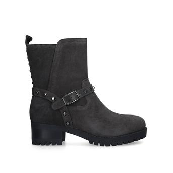 Renee Grey Studded Biker Style Boots from Nine West