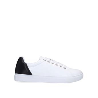Shade White Lace Up Trainers With Black Heel from Nine West