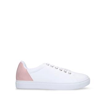 Shade White Lace Up Trainers With Pink Heel from Nine West