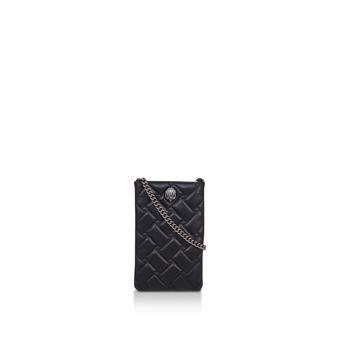 Kensington Phone Case Black Quilted Phone Case from Kurt Geiger London