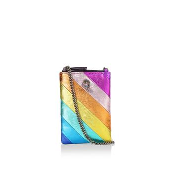 Kensington Phone Case Rainbow Stripe Phone Case from Kurt Geiger London