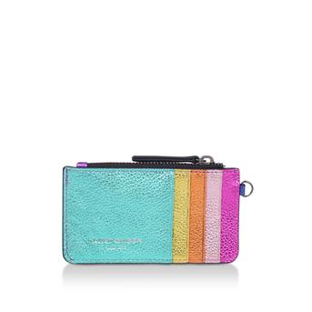 Card Holder With Strap Rainbow Card Holder from Kurt Geiger London