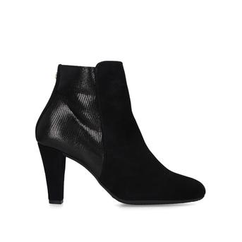 Rosie Black Block Heel Ankle Boots from Carvela Comfort